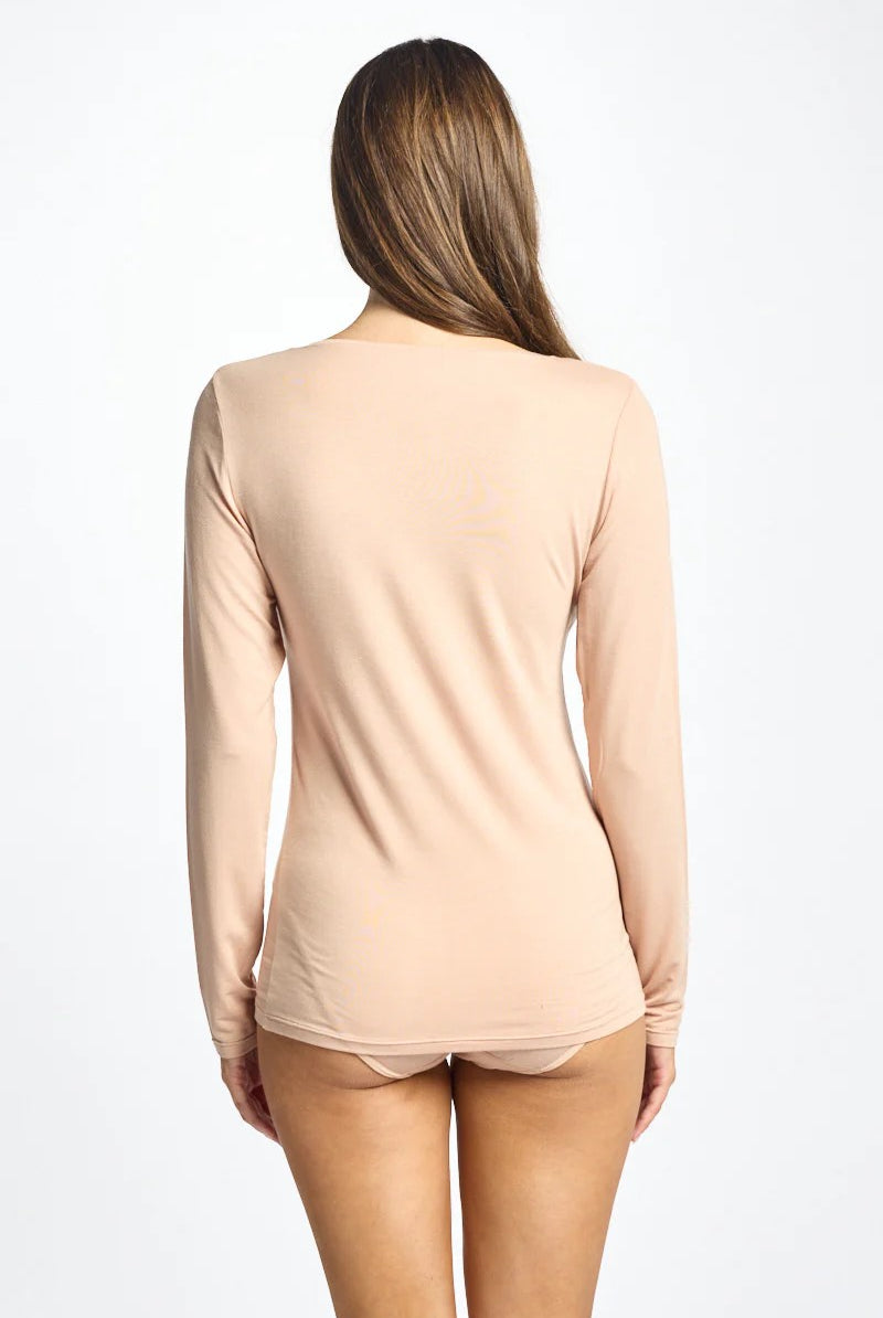 Baselayers Modal Long Sleeve Top - La Donna