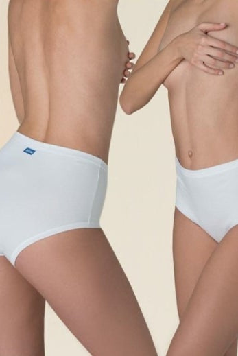Soft stretch full cotton brief with comfort band