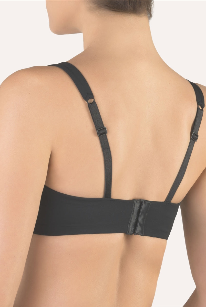 Cotton Club Claretta Bra - Black - La Donna