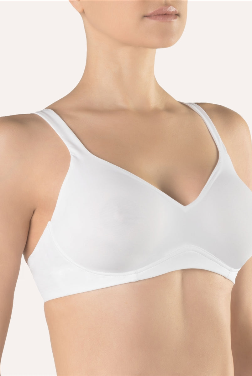Cotton Club Claretta Bra - White - La Donna