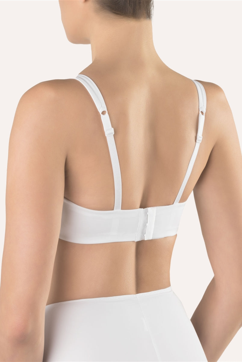 Cotton Club Claretta Bra - White - La Donna
