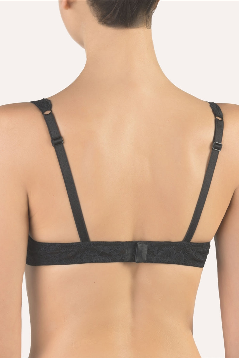 Cotton Club Gemma Bra - Black - La Donna