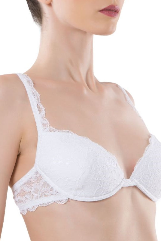Cotton Club Gioia Bra - White - La Donna