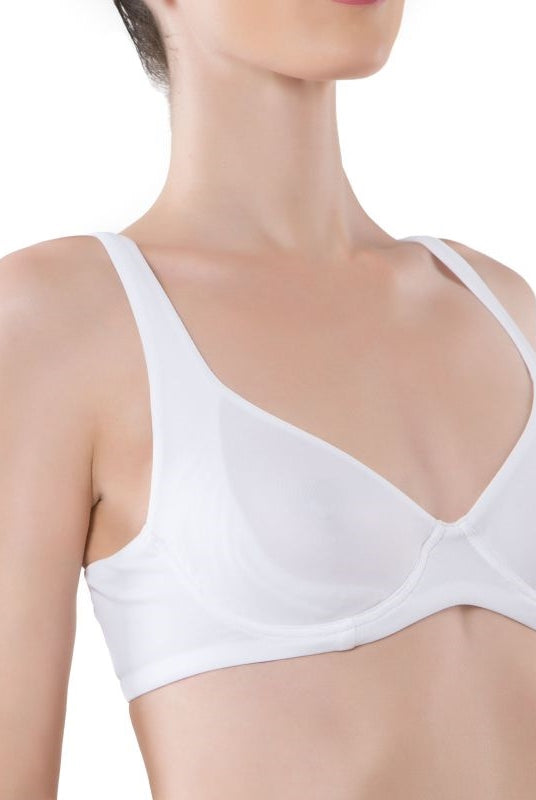 Cotton Club Graziella Full Cup Bra - White - La Donna
