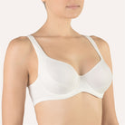Cotton Club Graziella Full Cup Bra - White - La Donna