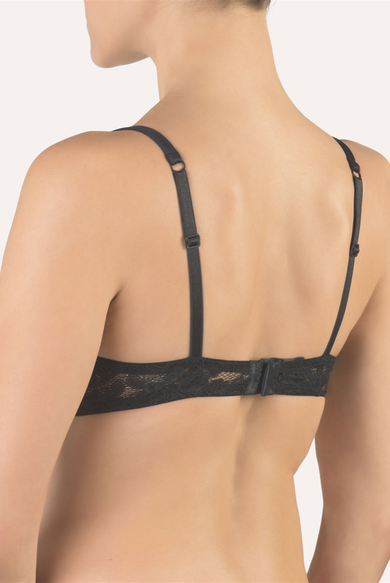 Cotton Club Milena Bra - Black - La Donna