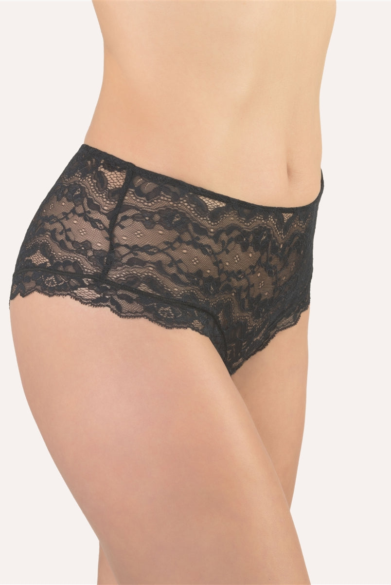 Cotton Club Rosita Short - Black - La Donna