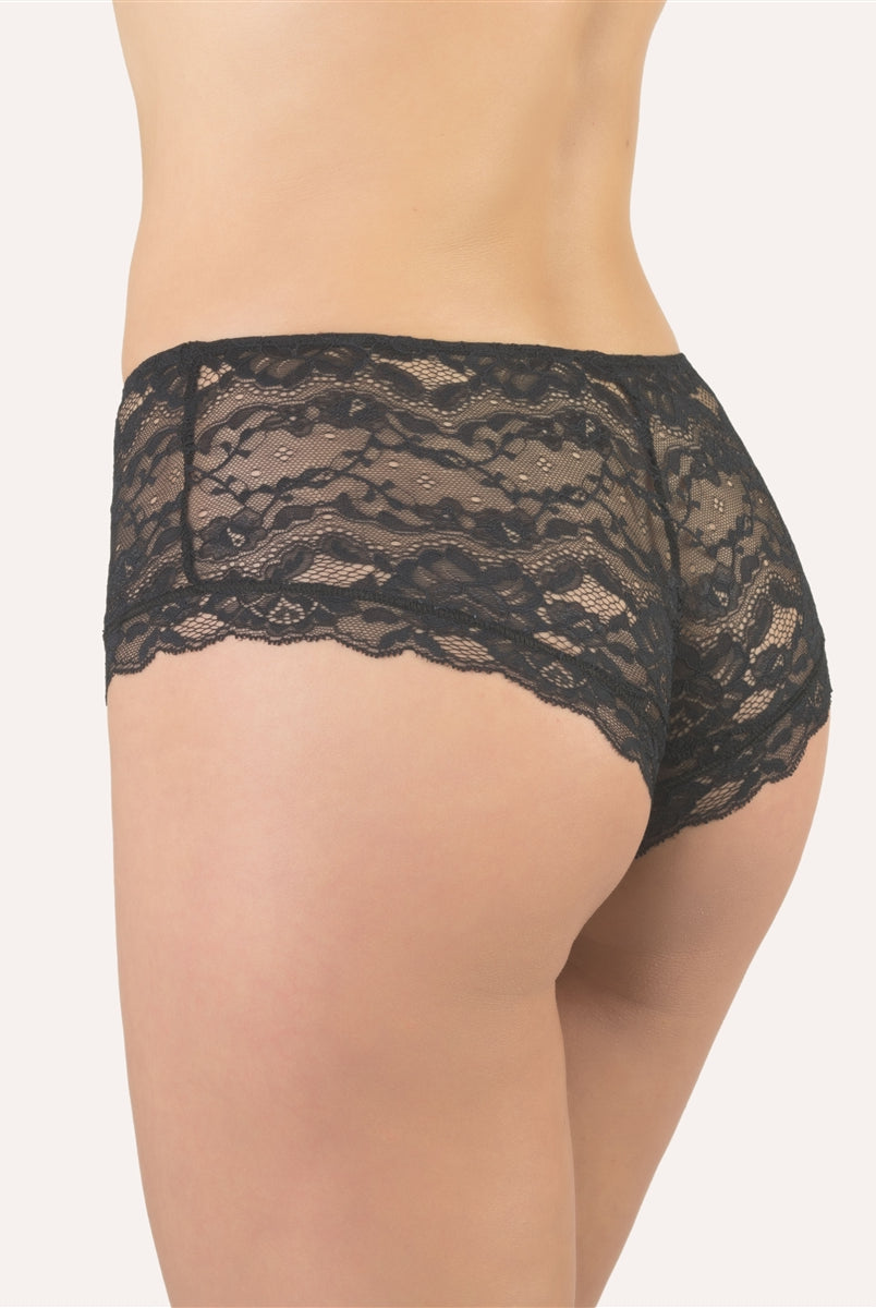 Cotton Club Rosita Short - Black - La Donna