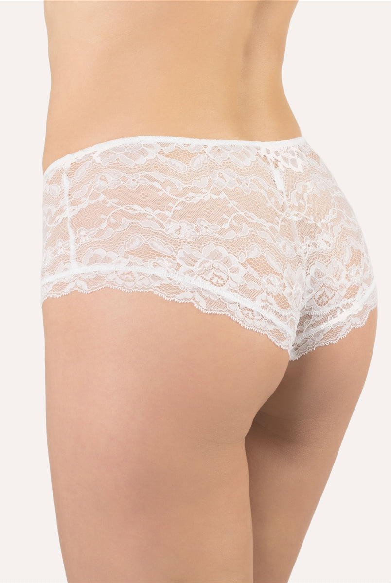 Cotton Club Rosita Short - White - La Donna