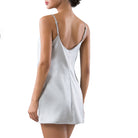 Cotton Club Silk Splendida Chemise - Grey Pearl - La Donna