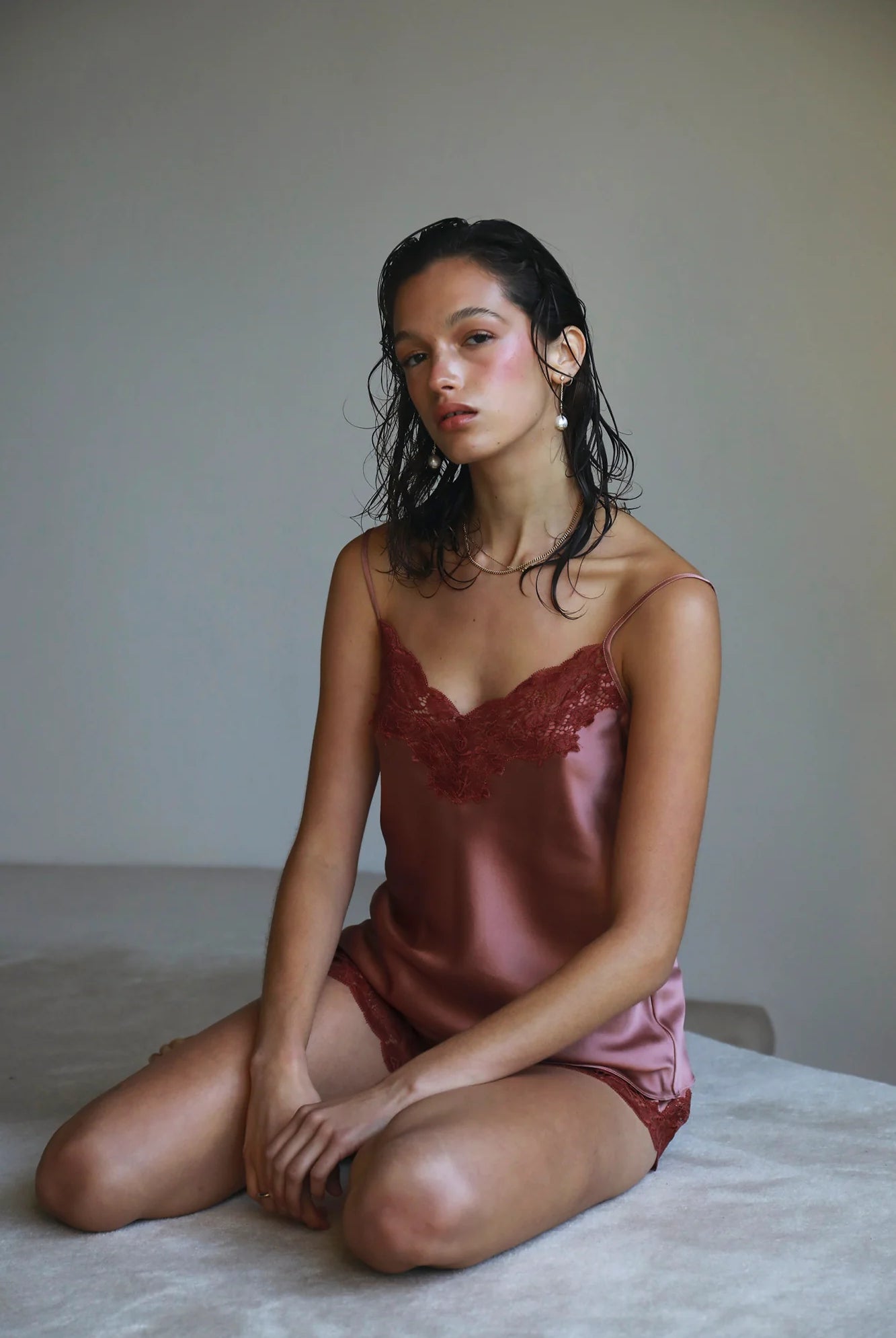 Ginia Silk Lace Shorts - La Donna