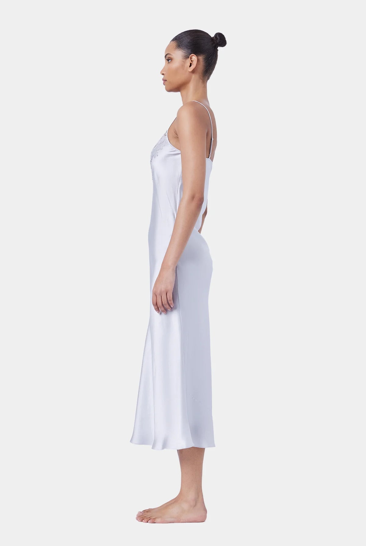 Ginia Silk Lace Slip - La Donna