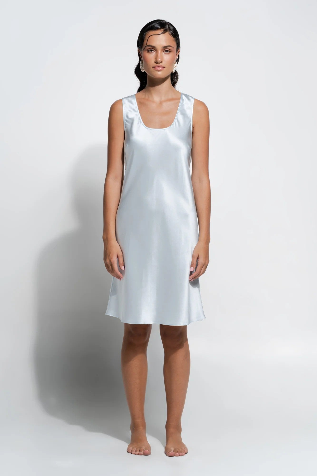 Ginia Silk Singlet Slip - La Donna