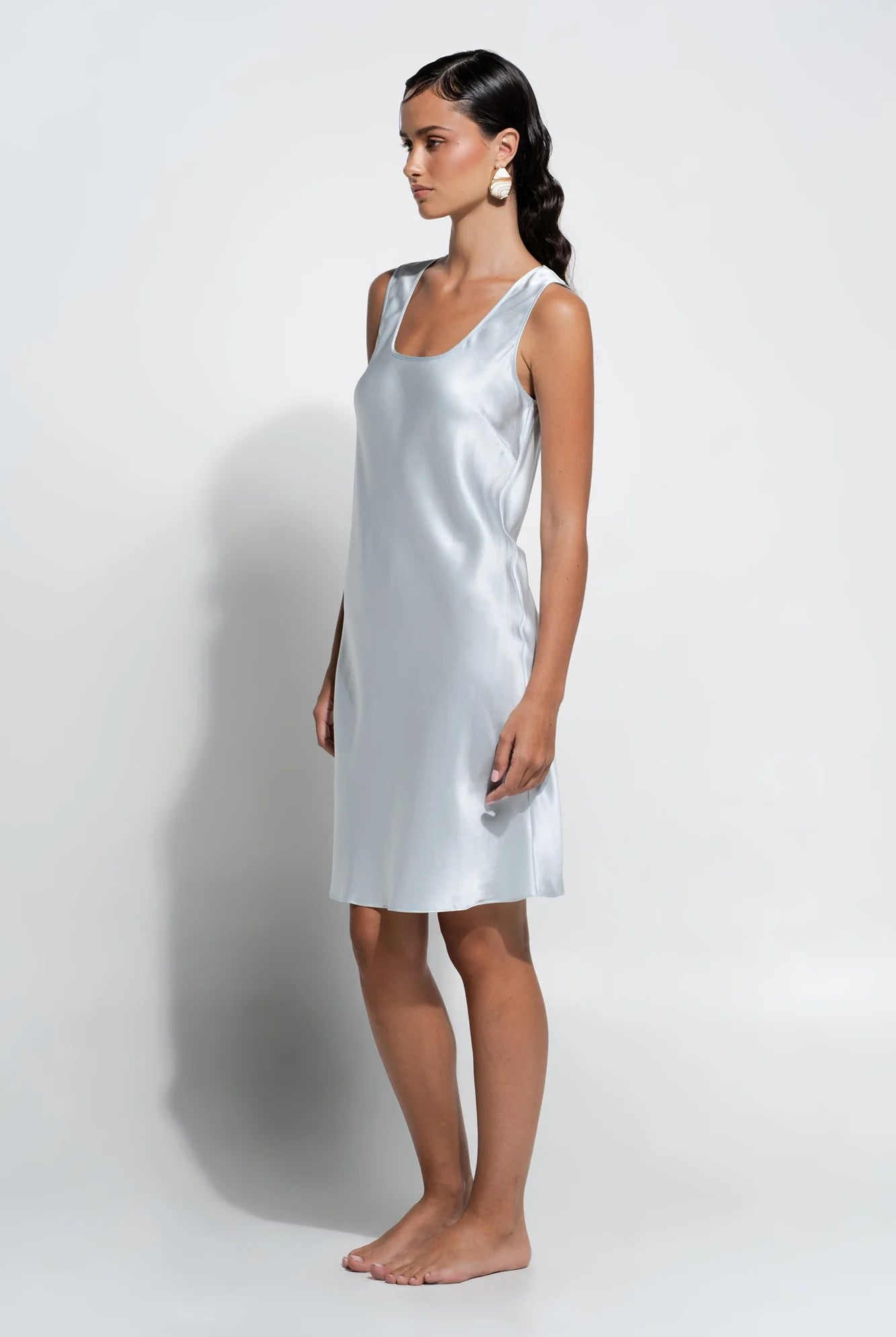 Ginia Silk Singlet Slip - La Donna