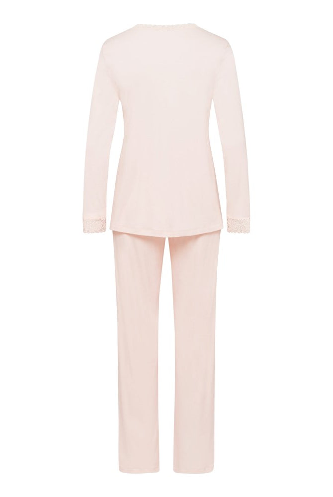 Hanro Moments Long Sleeve Cotton Pyjama Set - La Donna