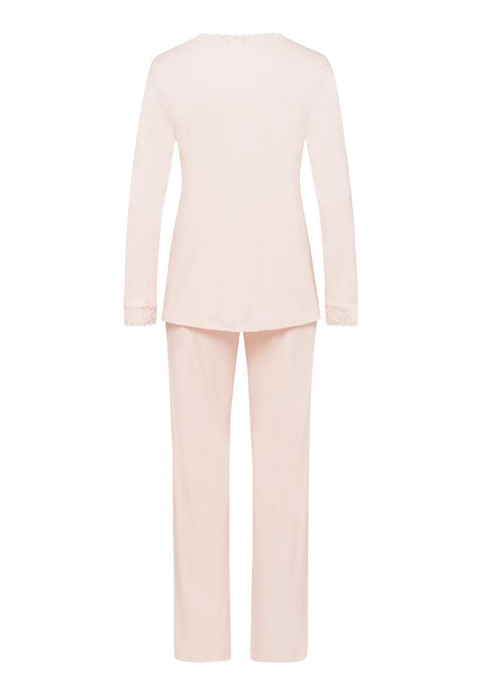 Hanro Moments Long Sleeve Cotton Pyjama Set - La Donna