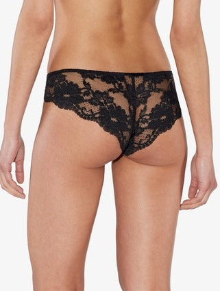 Cut high with a low rise for a leg-lengthening silhouette, these Black Brazilian briefs have a flawless fit beneath close-fit garments.