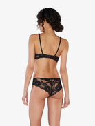 La Perla Souple Cotton Brazilian Brief - Black - La Donna