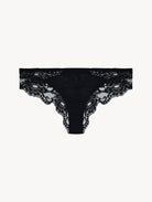 La Perla Souple Cotton Brazilian Brief - Black - La Donna
