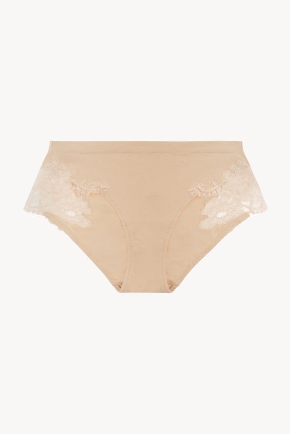 La Perla Souple Cotton Medium Brief - Nude - La Donna
