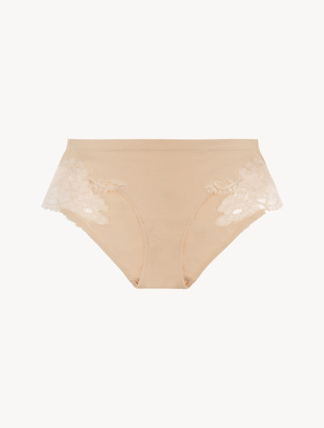 La Perla Souple Cotton Medium Brief - Nude - La Donna
