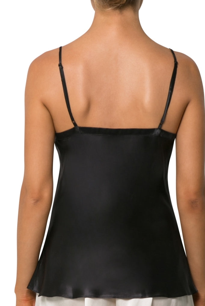 Love & Lustre Black Silk Camisole - La Donna