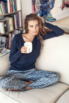 Love & Lustre Cashmere Lounge Top - La Donna