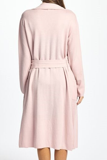 Love & Lustre Cashmere Robe - Blush - La Donna