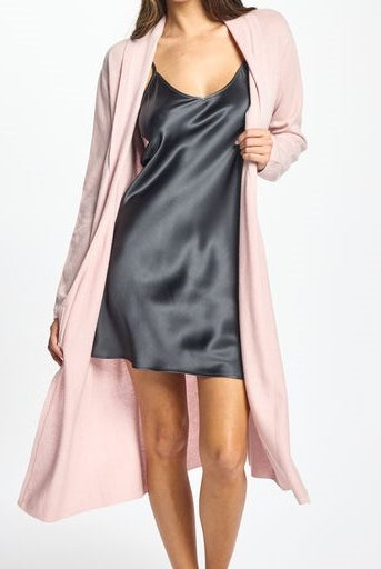 Love & Lustre Cashmere Robe - Blush - La Donna