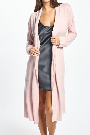 Love & Lustre Cashmere Robe - Blush - La Donna