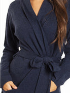 Love & Lustre Cashmere Robe - Navy - La Donna