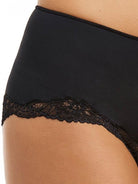 Love & Lustre Classic Lace Boyleg - Black - La Donna
