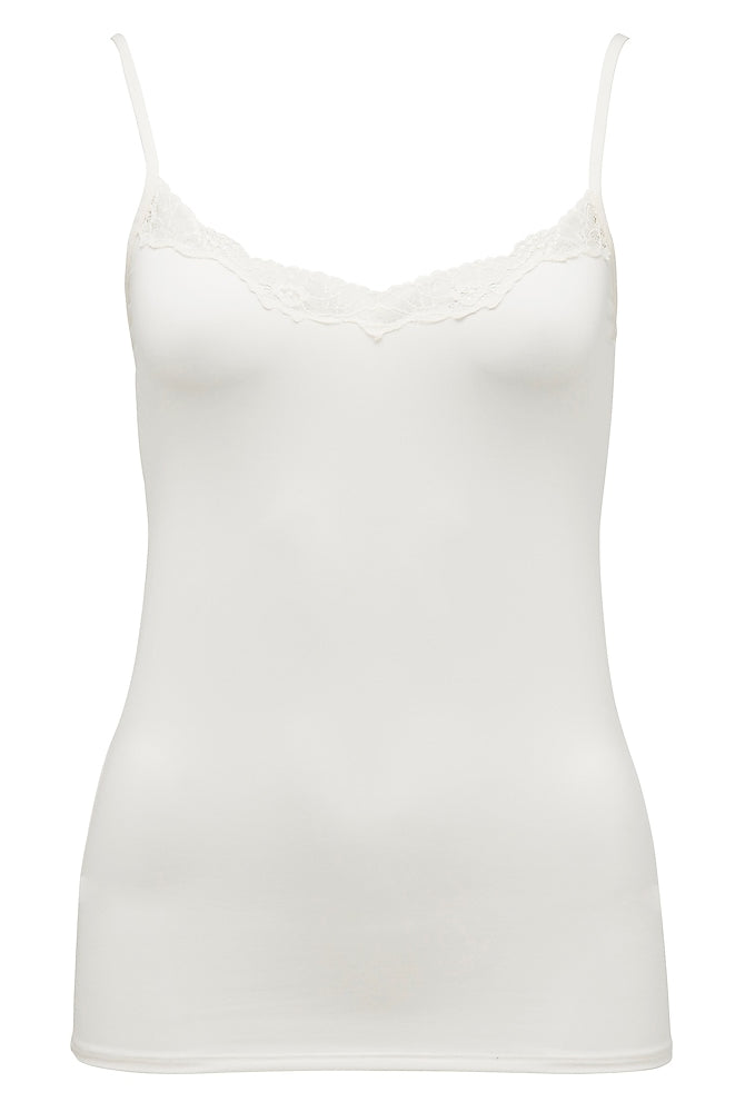 Love & Lustre Classic Lace Camisole - Ivory - La Donna