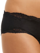 Love & Lustre Classic Lace French Hipster - Black - La Donna