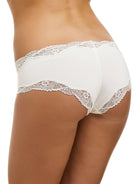 Love & Lustre Classic Lace French Hipster - Ivory - La Donna