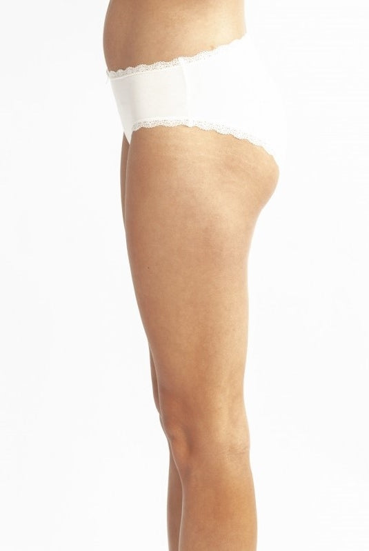 Love & Lustre Cotton Nu-Softies Hi Cut Brief - La Donna