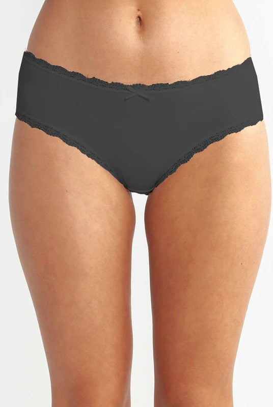 Love & Lustre Cotton Nu-Softies Hi Cut Brief - La Donna