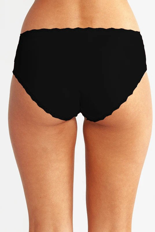 Love & Lustre Cotton Nu-Softies Hi Cut Brief - La Donna