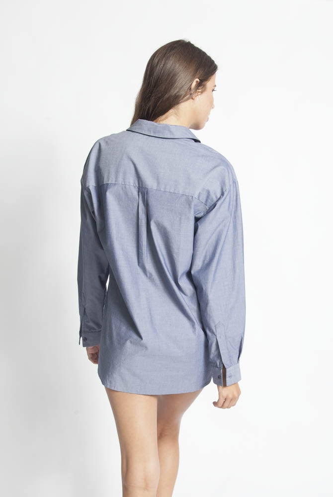 Love & Lustre London Cotton Long Sleeve PJ Top - La Donna