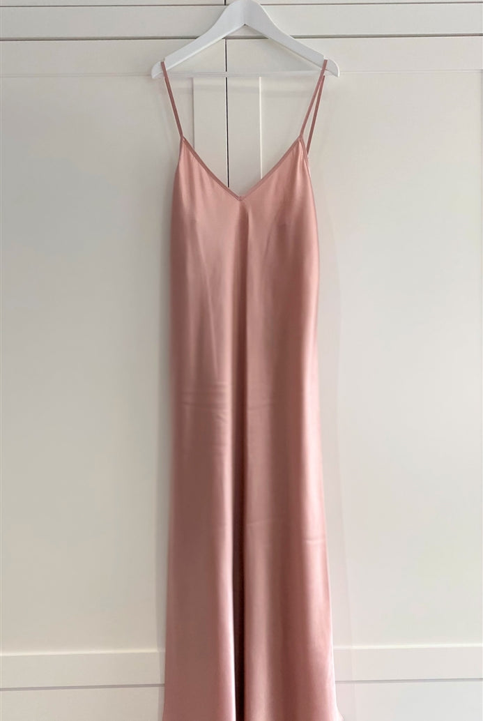 Love & Lustre Silk Chemise 3/4 Length - La Donna