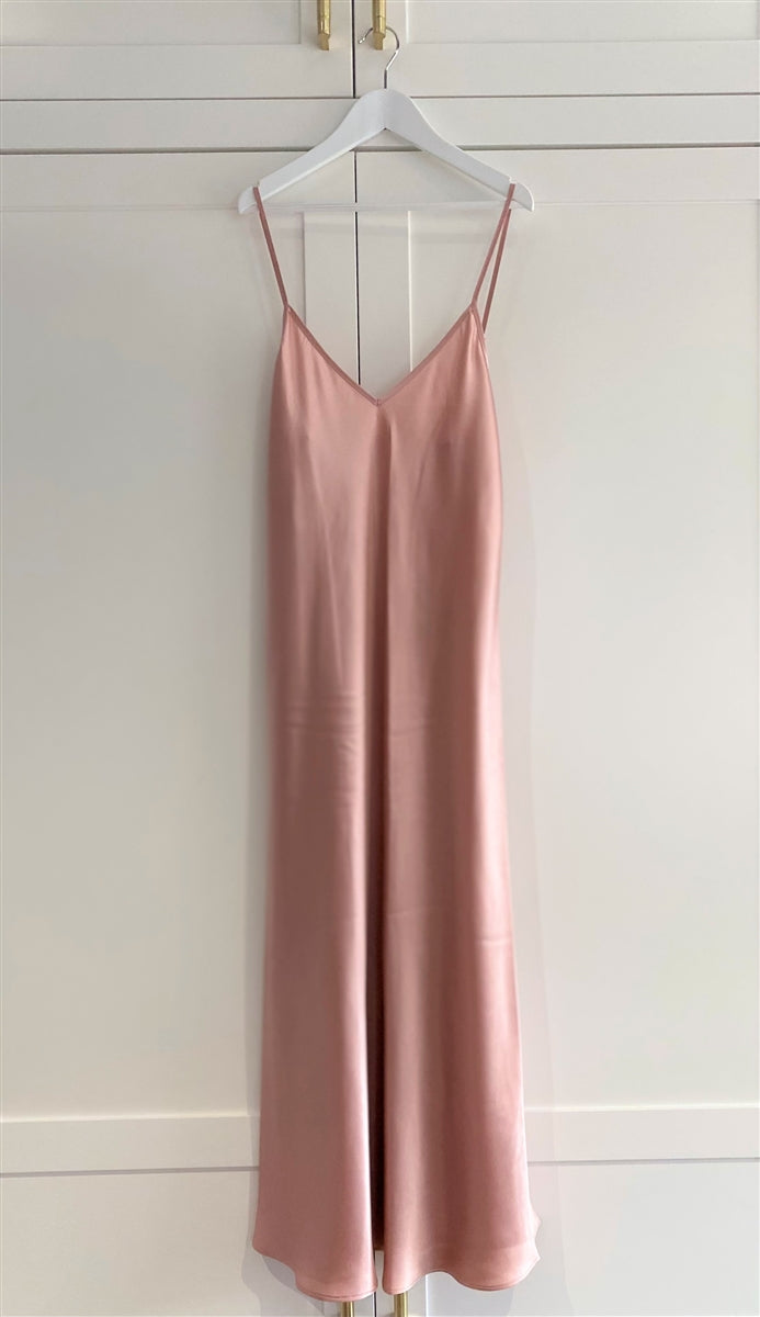 Love & Lustre Silk Chemise 3/4 Length - La Donna