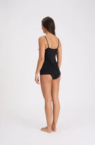 Love & Lustre Silk Jersey Lace Camisole - Black - La Donna