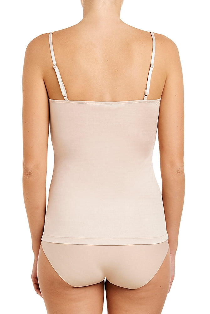 Love & Lustre Silk Jersey Lace Camisole - Petal - La Donna