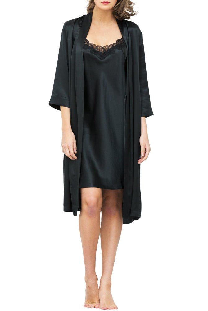 Love & Lustre Silk Robe - La Donna