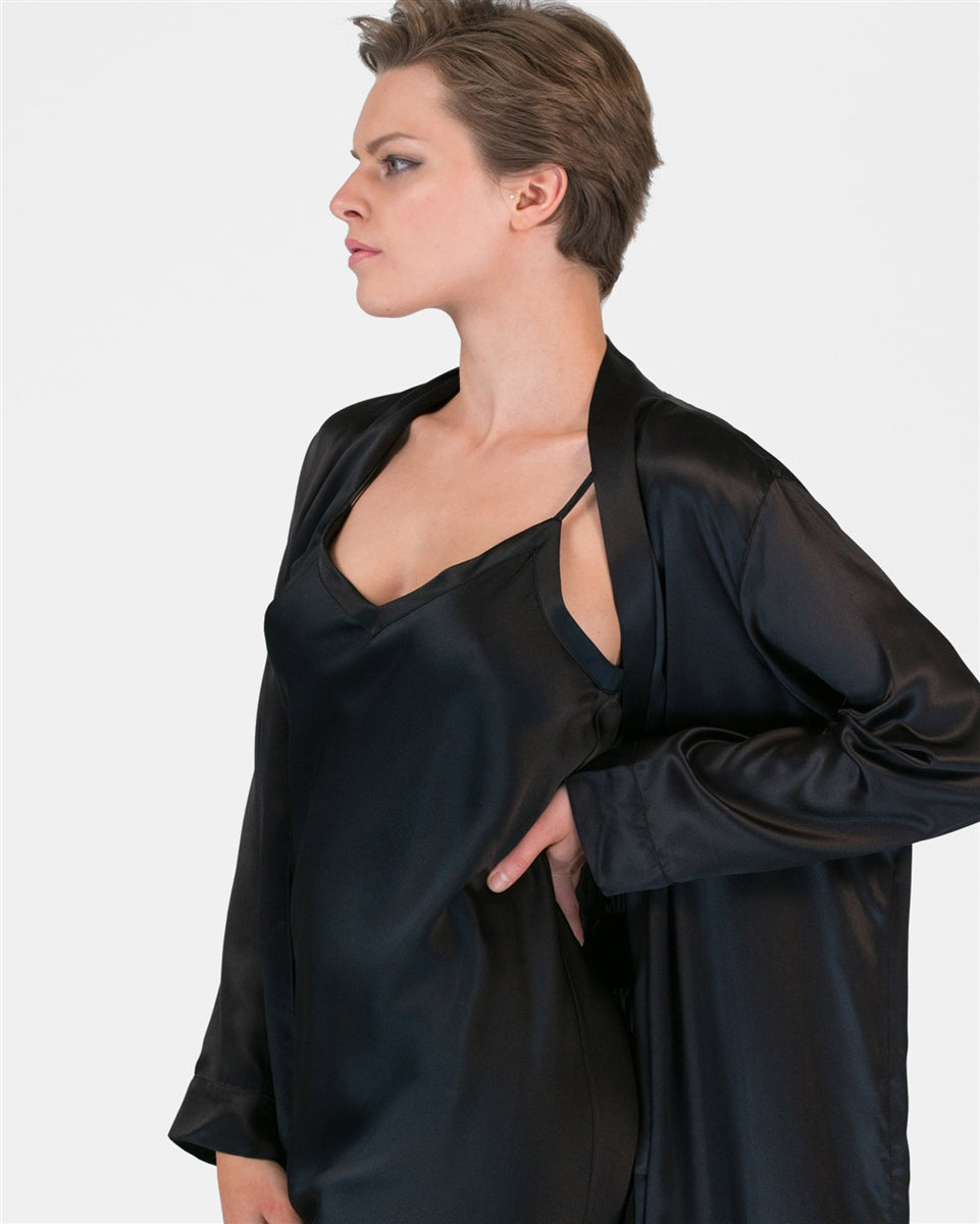 Love & Lustre Silk Robe - La Donna