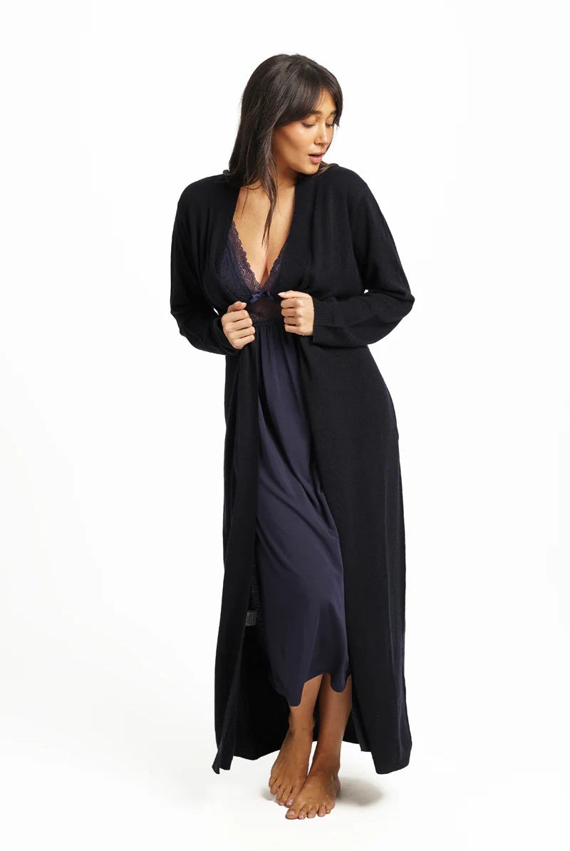 Love & Lustre Wool Cashmere Robe - La Donna