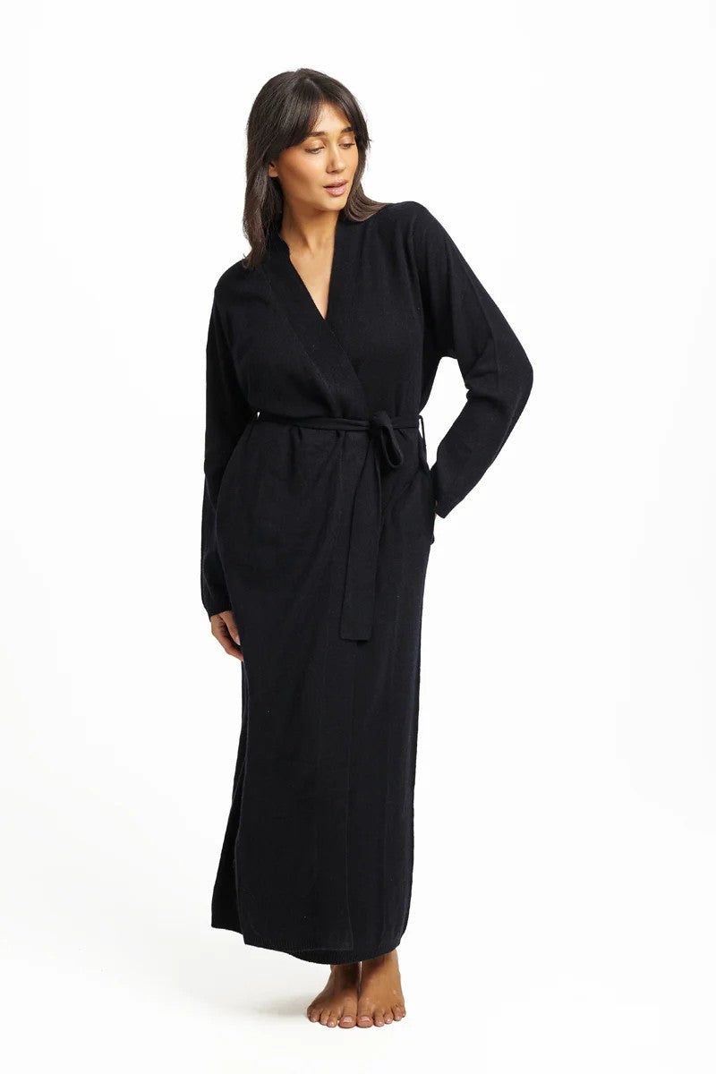 Love & Lustre Wool Cashmere Robe - La Donna