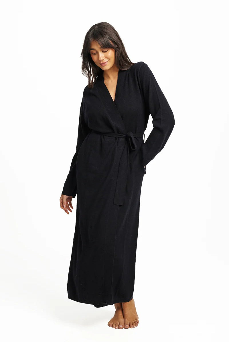 Love & Lustre Wool Cashmere Robe - La Donna