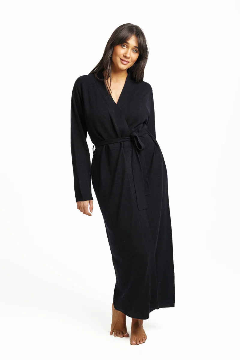 Love & Lustre Wool Cashmere Robe - La Donna