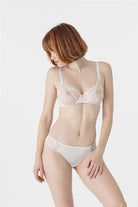 Maison Lejaby Flora High Waist Tanga - Ivory - La Donna